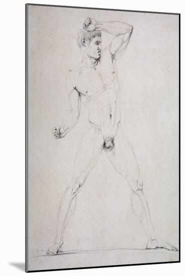 Male Nude, Creugas of Durazzo-Antonio Canova-Mounted Giclee Print