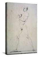 Male Nude, Damoxenos of Syracuse-Antonio Canova-Stretched Canvas