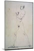 Male Nude, Damoxenos of Syracuse-Antonio Canova-Mounted Giclee Print