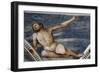 Male Nude, Detail of Frescoes-Girolamo Romanino-Framed Giclee Print