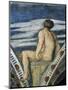 Male Nude, Detail of Frescoes-Girolamo Romanino-Mounted Giclee Print