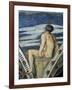 Male Nude, Detail of Frescoes-Girolamo Romanino-Framed Giclee Print