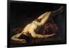 Male Nude (Hecto)-Jacques Louis David-Framed Giclee Print