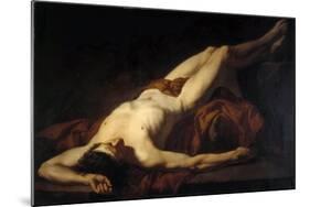 Male Nude (Hecto)-Jacques Louis David-Mounted Giclee Print