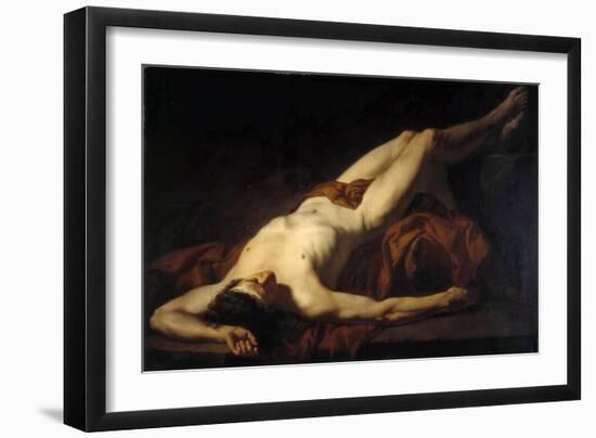 Male Nude (Hecto)-Jacques Louis David-Framed Giclee Print