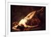 Male Nude; Hector-Jacques-Louis David-Framed Premium Giclee Print