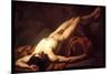 Male Nude; Hector-Jacques-Louis David-Mounted Premium Giclee Print