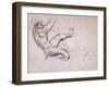 Male Nude in Action-John Singer Sargent-Framed Giclee Print