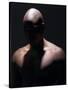 Male Nude in Shadows-null-Stretched Canvas