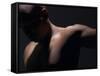 Male Nude in Shadows-null-Framed Stretched Canvas