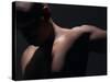 Male Nude in Shadows-null-Stretched Canvas