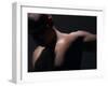 Male Nude in Shadows-null-Framed Photographic Print