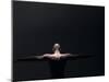 Male Nude in Shadows-null-Mounted Photographic Print