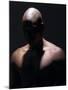 Male Nude in Shadows-null-Mounted Photographic Print