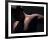 Male Nude in Shadows-null-Framed Photographic Print