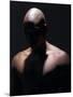 Male Nude in Shadows-null-Mounted Photographic Print