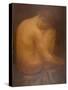 Male Nude Seated-Armand Rassenfosse-Stretched Canvas