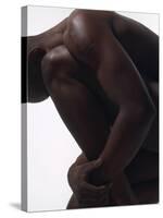 Male Nude Sitting-null-Stretched Canvas