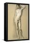 Male Nude Standing (Nudo Virile in Piedi)-Carlo Picozzi-Framed Stretched Canvas