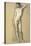 Male Nude Standing (Nudo Virile in Piedi)-Carlo Picozzi-Stretched Canvas