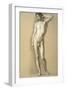 Male Nude Standing (Nudo Virile in Piedi)-Carlo Picozzi-Framed Giclee Print