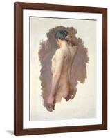 Male Nude-John William Whiteley-Framed Premium Giclee Print