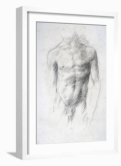 Male Nude-Alphonse Legros-Framed Giclee Print