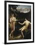 Male Nudes by a River in an Alpine Landscape-Hofer Gottfried-Framed Giclee Print