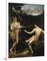 Male Nudes by a River in an Alpine Landscape-Hofer Gottfried-Framed Giclee Print