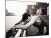 Male Runner Exhausted after Training Run, New York, New York, USA-null-Mounted Photographic Print