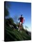 Male Runner Out for a Fitness Run, New York, New York, USA-Chris Trotman-Stretched Canvas