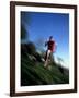 Male Runner Out for a Fitness Run, New York, New York, USA-Chris Trotman-Framed Photographic Print