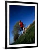 Male Runner Out for a Fitness Run, New York, New York, USA-Chris Trotman-Framed Photographic Print