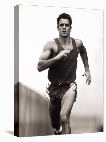 Male Runner Training, New York, New York, USA-null-Stretched Canvas