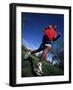 Male Runner Training, New York, New York, USA-null-Framed Photographic Print