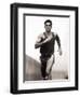 Male Runner Training, New York, New York, USA-null-Framed Photographic Print