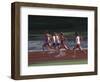 Male Runners Competing in a Track Race-null-Framed Photographic Print