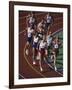 Male Runners Competing in a Track Race-null-Framed Photographic Print