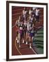 Male Runners Competing in a Track Race-null-Framed Photographic Print