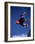 Male Skaeboarder Flys over the Vert, Boulder, Colorado, USA-null-Framed Photographic Print