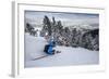 Male Skier In Utah-Liam Doran-Framed Photographic Print