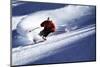 Male Skier Traveling Down the Slopes at Alta, Utah-Adam Barker-Mounted Photographic Print
