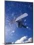 Male Snowboarder Flying Throught the Air-null-Mounted Photographic Print