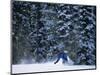 Male Snowboarder in Action-null-Mounted Photographic Print