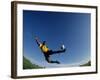 Male Soccer Player in Action-null-Framed Photographic Print