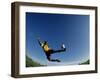 Male Soccer Player in Action-null-Framed Photographic Print