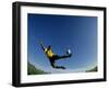 Male Soccer Player in Action-null-Framed Photographic Print
