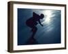 Male Speed Skater in Action at the Start-null-Framed Premium Photographic Print