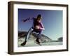 Male Speed Skater in Action at the Start-null-Framed Photographic Print