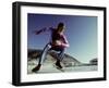 Male Speed Skater in Action at the Start-null-Framed Photographic Print